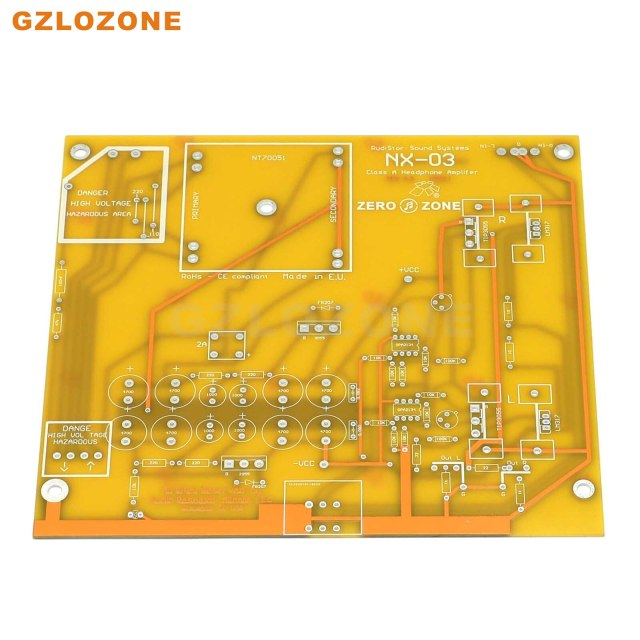 ZEROZONE NX03 Headphone amplifier Base on RudiStor NX-03 Bare PCB