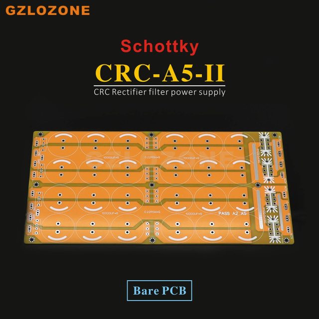 CRC-A5-II HIFI Pure Class A amplifier Schottky CRC Rectifier filter power supply bare PCB For PASS A3/A5
