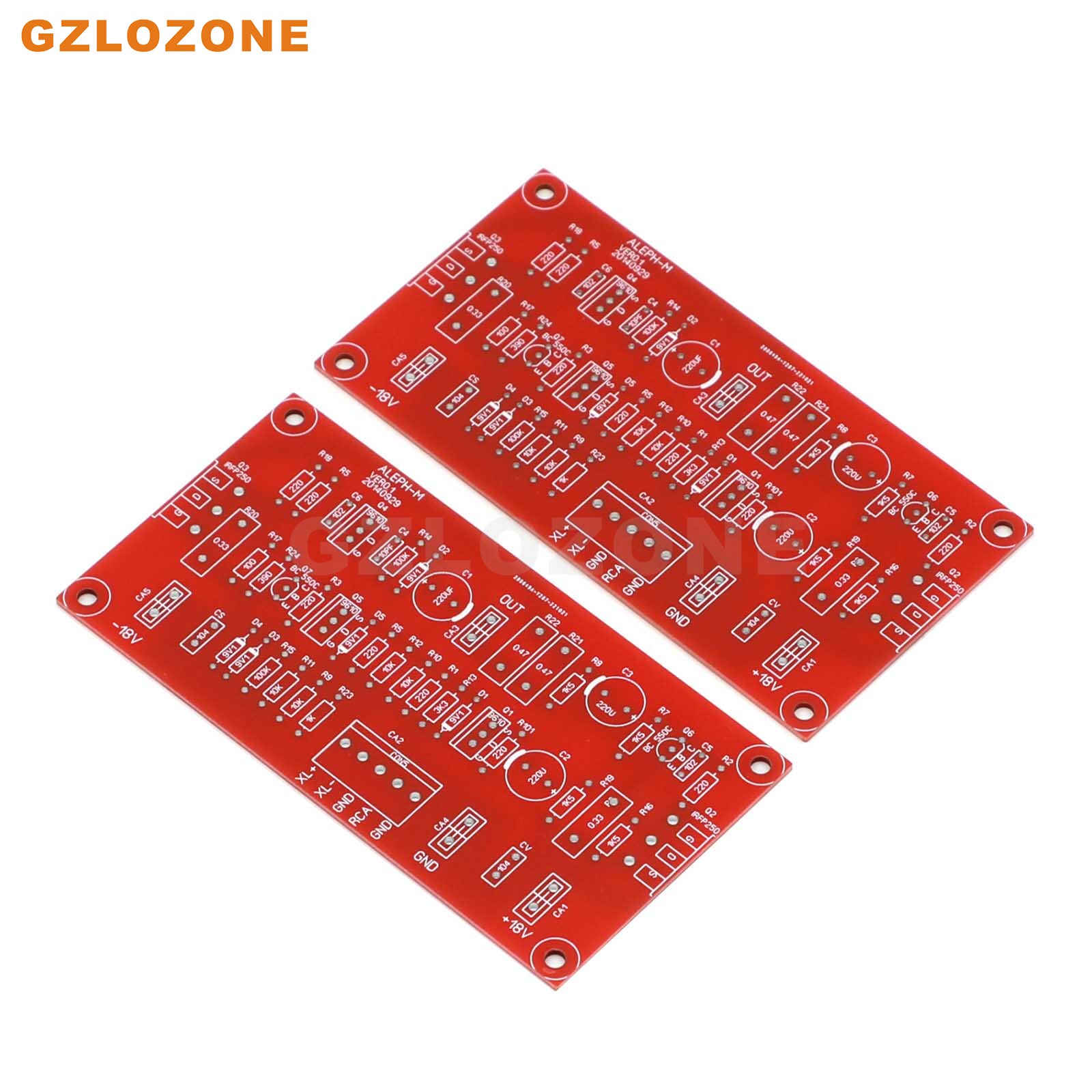 One Pair Stereo PASS ALEPH-M 16W Pure Class A Power Amplifier Bare PCB