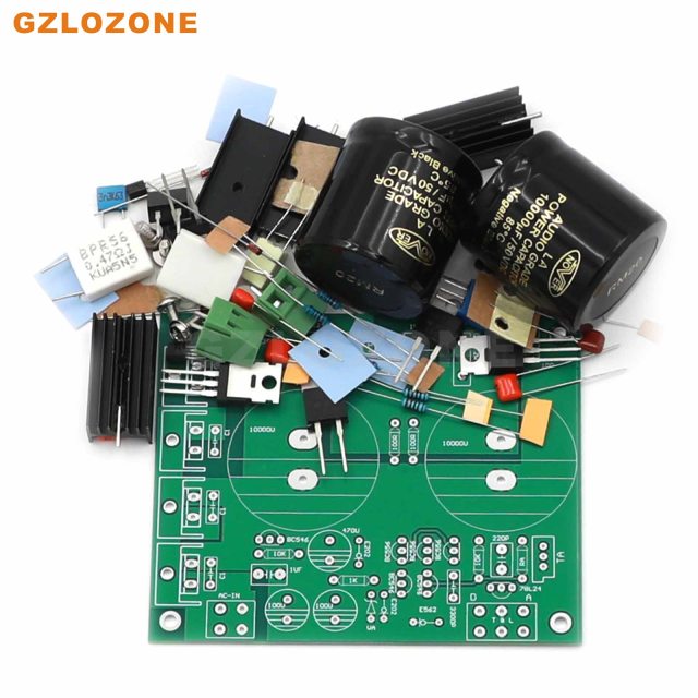SPUER-PSU Ultra-low Noise Linear Power Supply DIY Kit/Finished Board Base On σ22 Circuit DC 5V----24V
