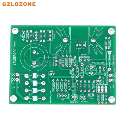 Base On STUDER 900 Circuit Power Supply Bare PCB For Preamplifier/DAC