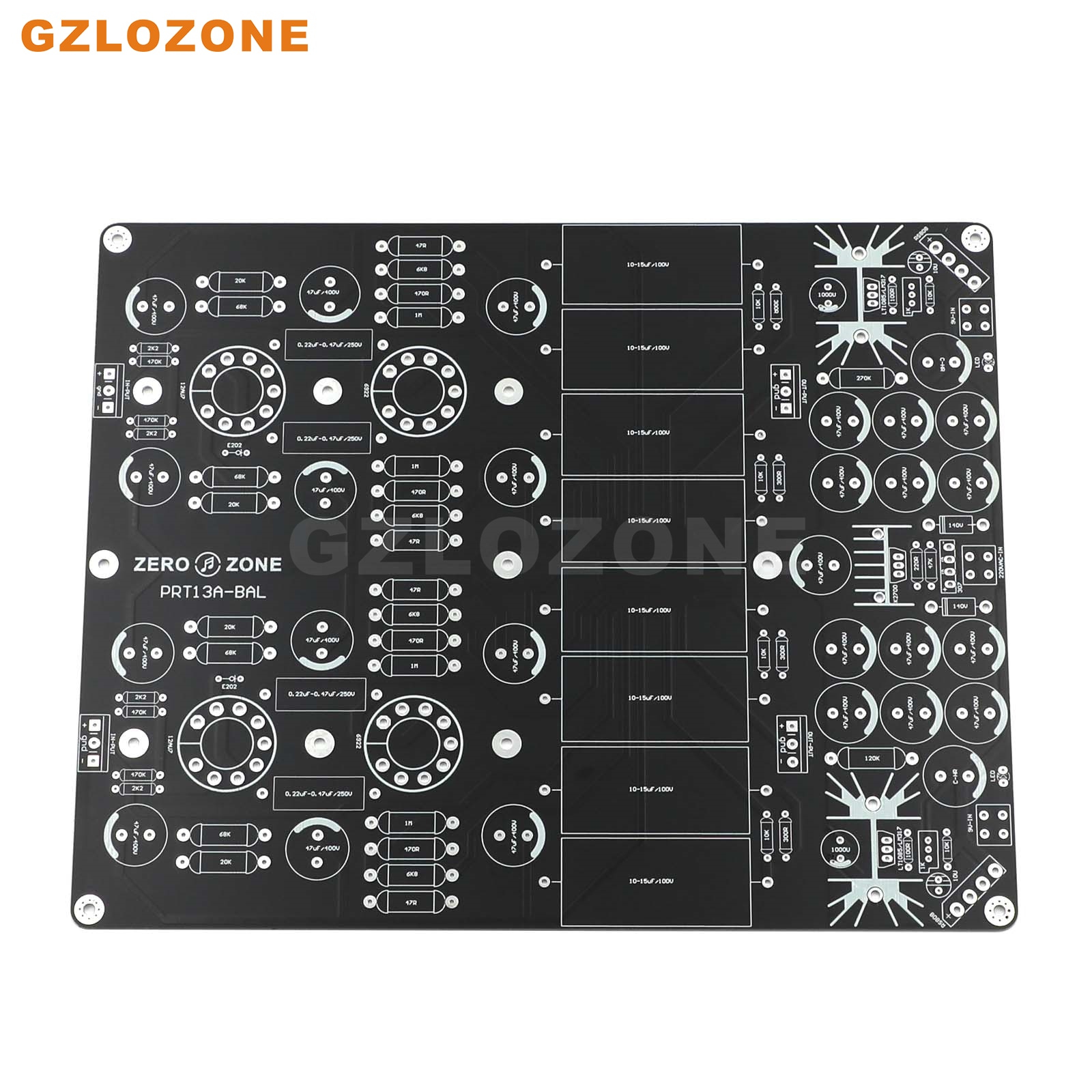ZERO-ZONE PRT-13A BAL Balance Tube Preamplifier Bare PCB