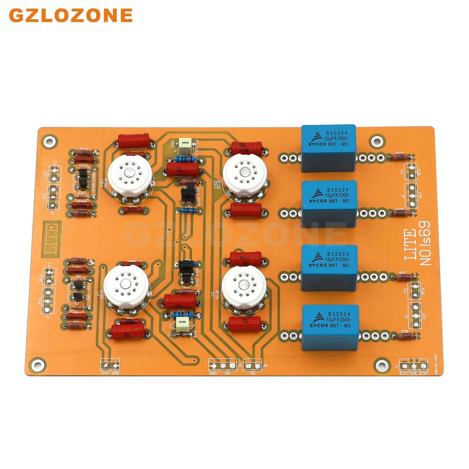 LITE LS69 Fully Balanced 6922 Tube Preamplifier DIY Kit/Finished Board (No Tubes)