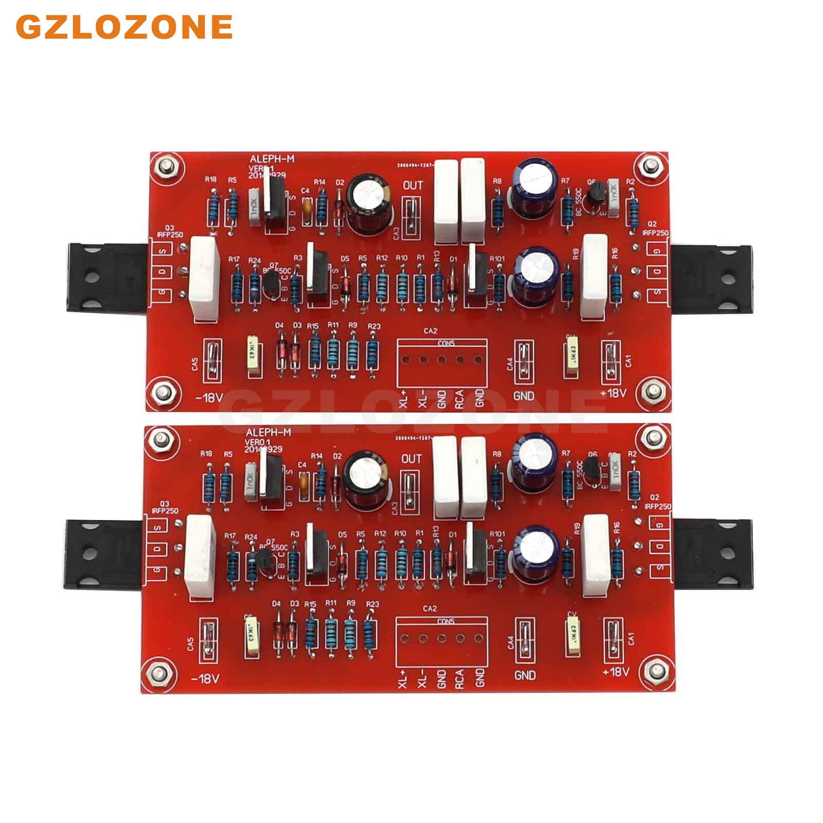 One Pair Stereo PASS ALEPH-M 16W Pure Class A Power Amplifier DIY Kit/Finished Board