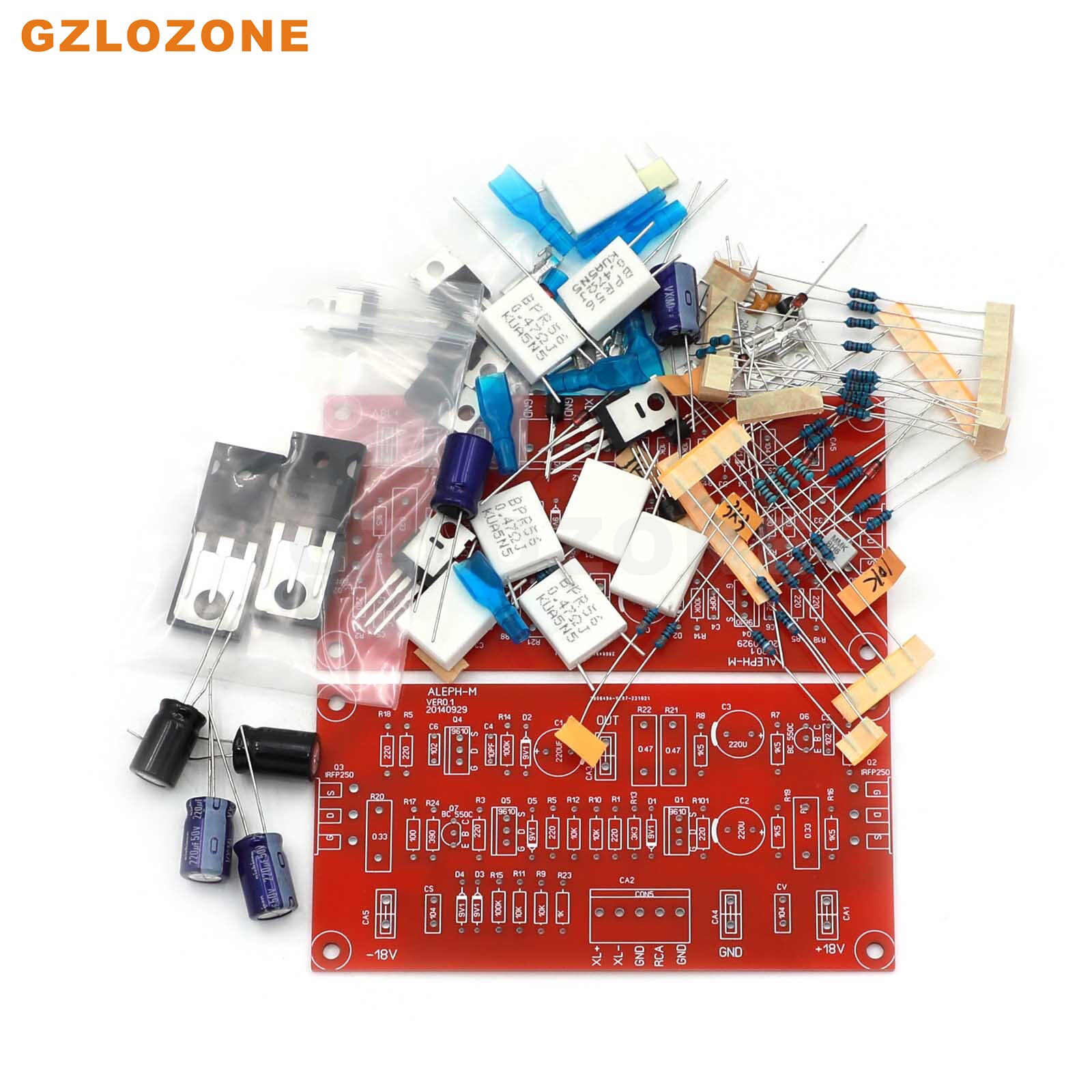 One Pair Stereo PASS ALEPH-M 16W Pure Class A Power Amplifier DIY Kit/Finished Board