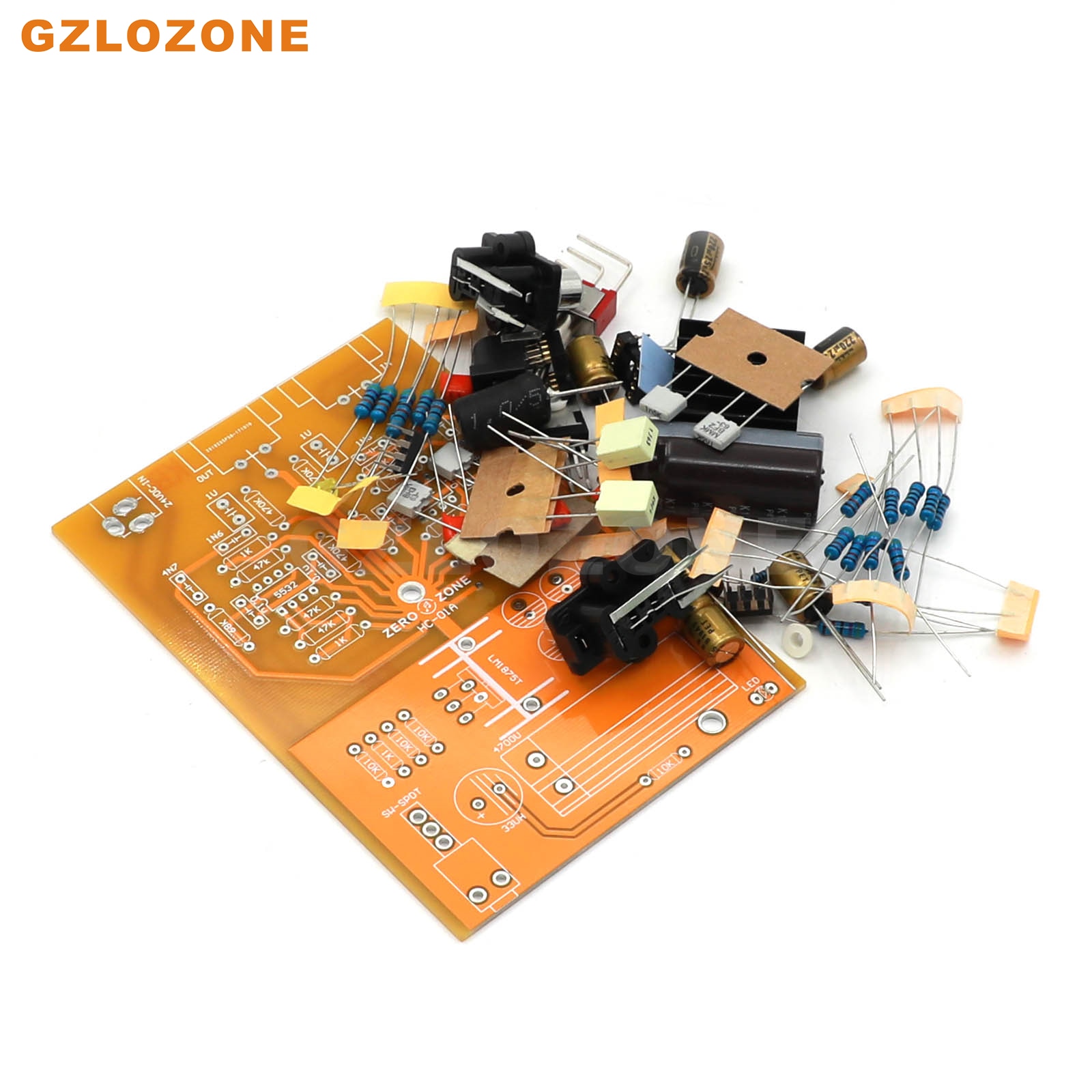 ZEROZONE Stereo MM Turntable Preamplifier HC-01A Phono Amplifier DIY Kit/Finished Board Base On DUAL Circuit