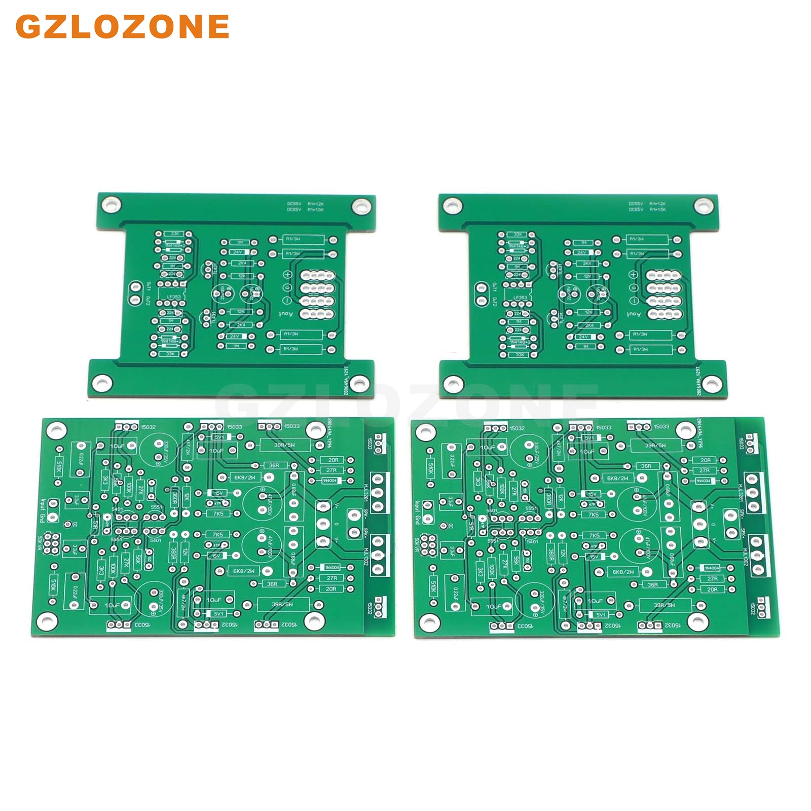 2 CH HI-END Base On Dartzeel NHB-108 Pure Power Amplifier 100W 8 Ohm With Midpoint Voltage Upgrade Module Bare PCB