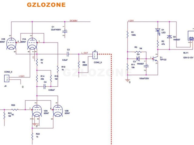 HI-END Stereo 6SN7 6N8P Tube Preamplifier Base On Rogue99 Preamp circuit With power supply Bare PCB