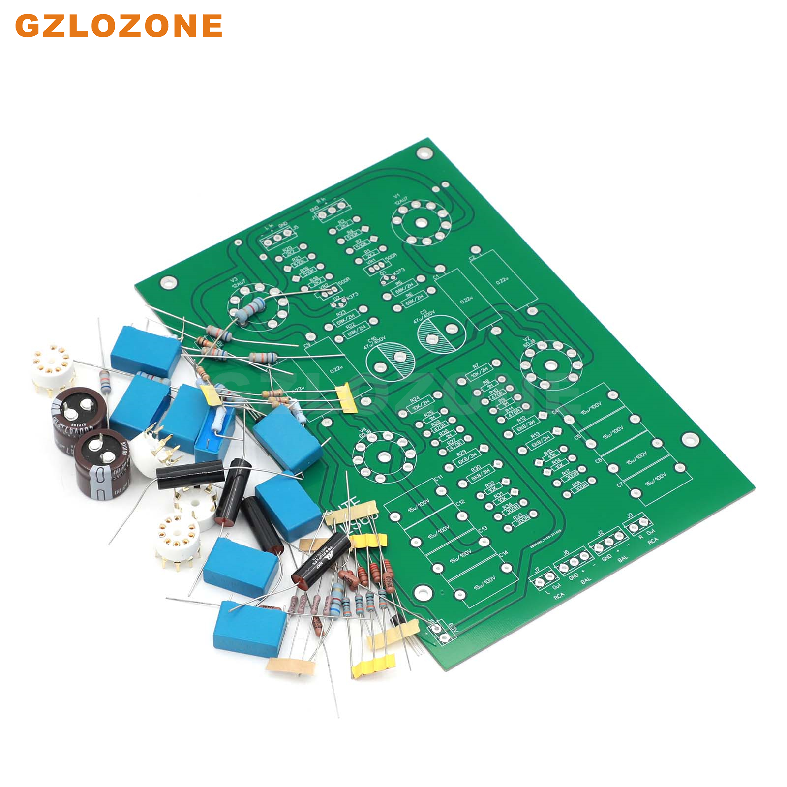 ZEROZONE HIFI LS60 Balanced 6DJ8+12AU7 Tube Preamplifier DIY Kit/Finished Board (No Tubes)