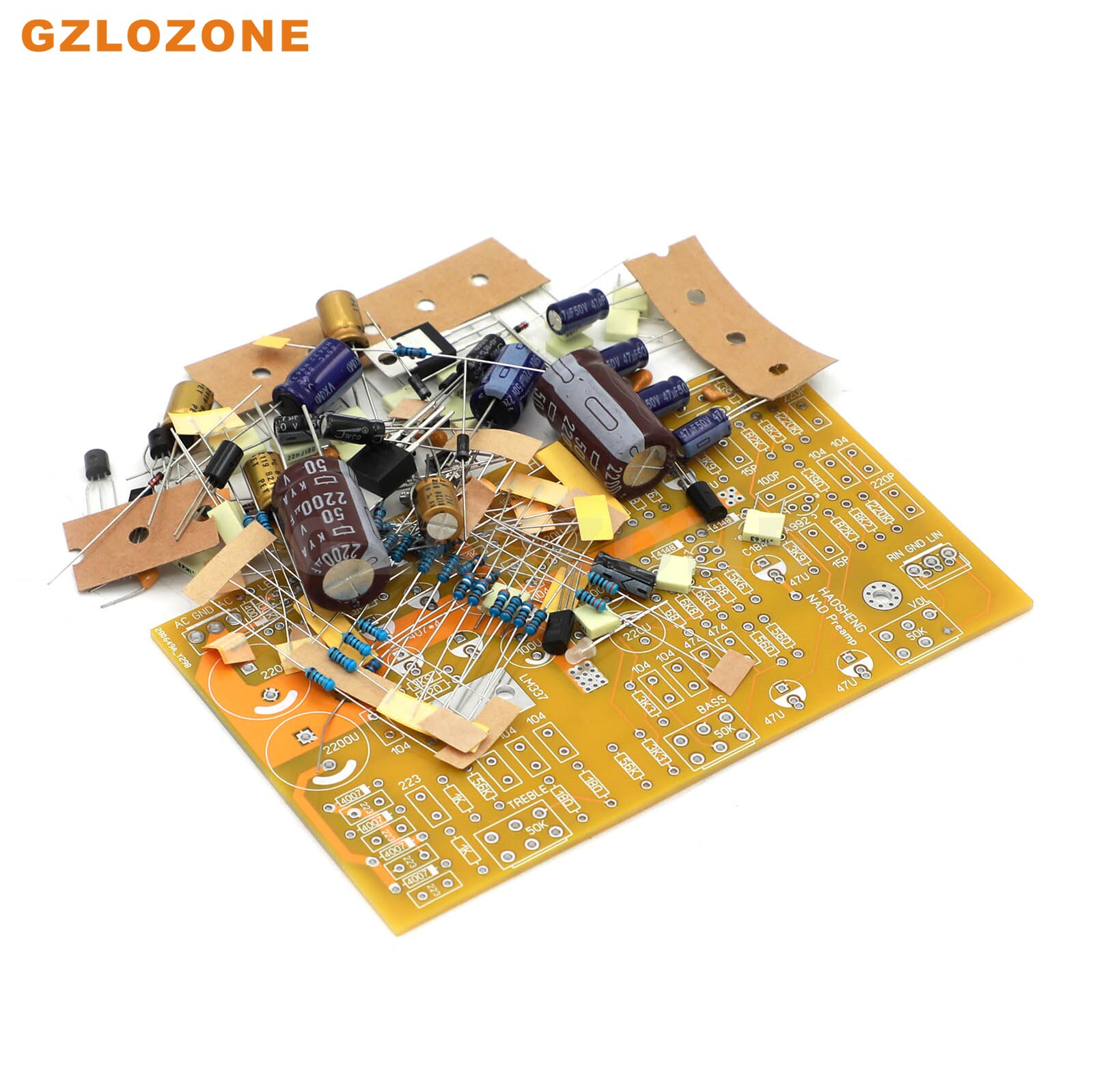 D3020 TREBLE and BASS Single-ended Class A Preamplifier Base On NAD3020 Circuit DIY Kit/Finished Board