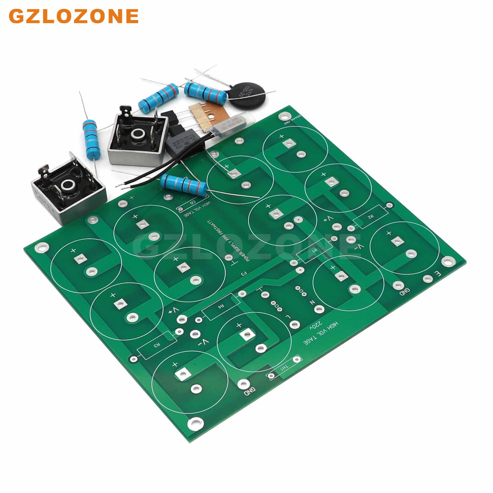 PASS CRC FirstWatt Rectified Filter Power Supply DIY Kit/Semi Finished Board For F7/F8 With Surge And Temperature Control Switch