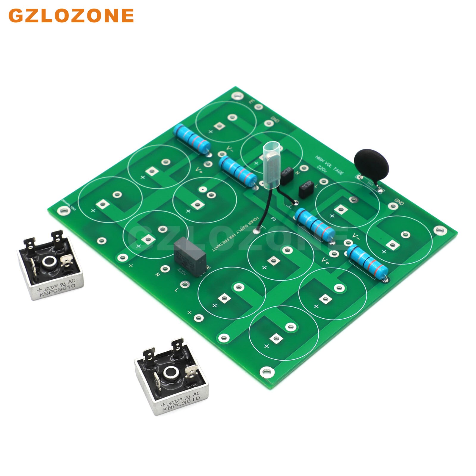 PASS CRC FirstWatt Rectified Filter Power Supply DIY Kit/Semi Finished Board For F7/F8 With Surge And Temperature Control Switch