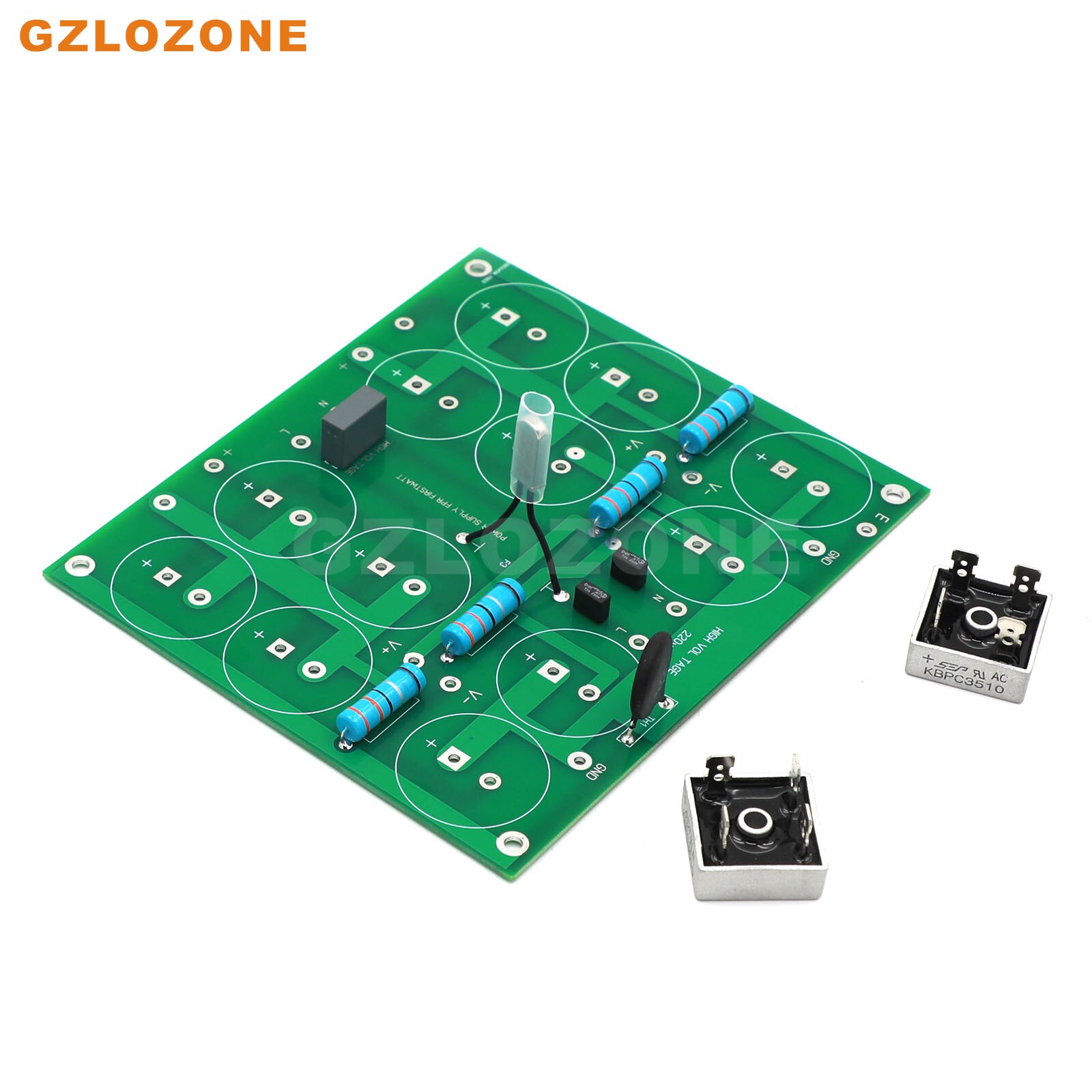 PASS CRC FirstWatt Rectified Filter Power Supply DIY Kit/Semi Finished Board For F7/F8 With Surge And Temperature Control Switch