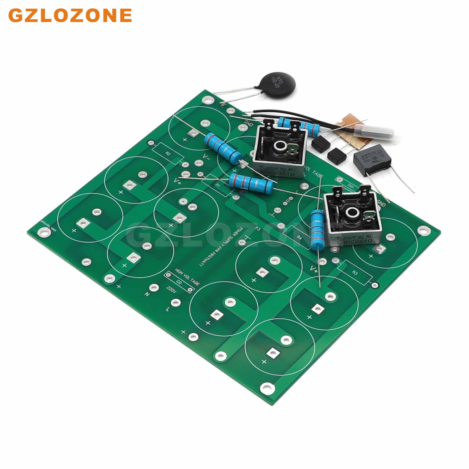 PASS CRC FirstWatt Rectified Filter Power Supply DIY Kit/Semi Finished Board For F7/F8 With Surge And Temperature Control Switch