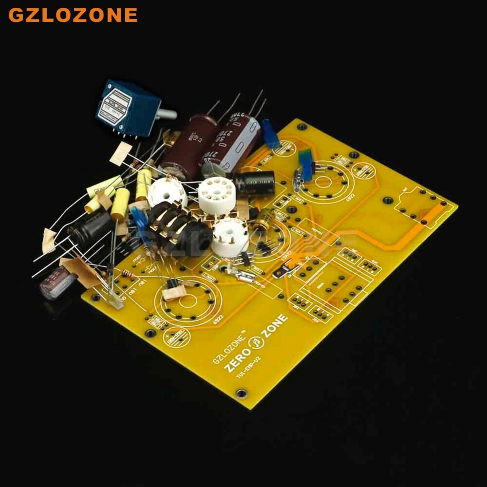 TU1-EMP V2 6922+12AT7 Tube Headphone Amplifier PCB/DIY Kit/Finished Board (No Tube)