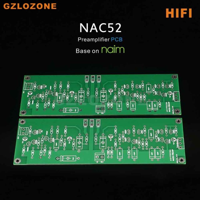 Flagship 2CH HIFI Stereo NAC52 Preamplifier Base On NAIM PCB/DIY Kit/Finished board