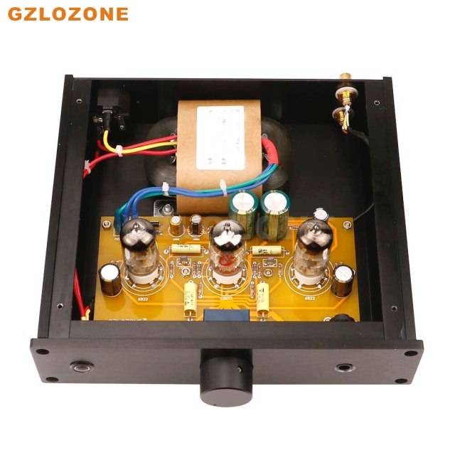 HIFI TU1-EMP V2 6N11+ECC81 Tube Headphone Amplifier Based On EARMAX SE/Earmax Pro Circuit