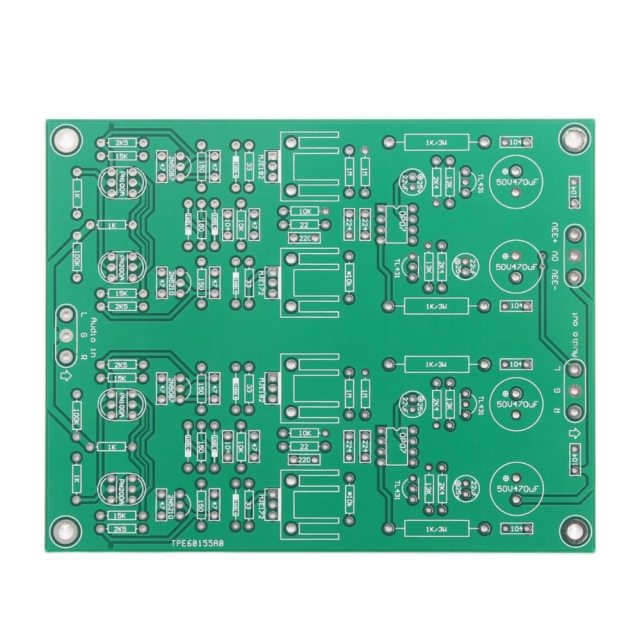 Two Channel Large Dynamic Pure Class A Preamplifier Board PCB Refer Bryston DOA33 Circuit