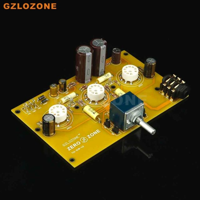 TU1-EMP V2 6922+12AT7 Tube Headphone Amplifier PCB/DIY Kit/Finished Board (No Tube)