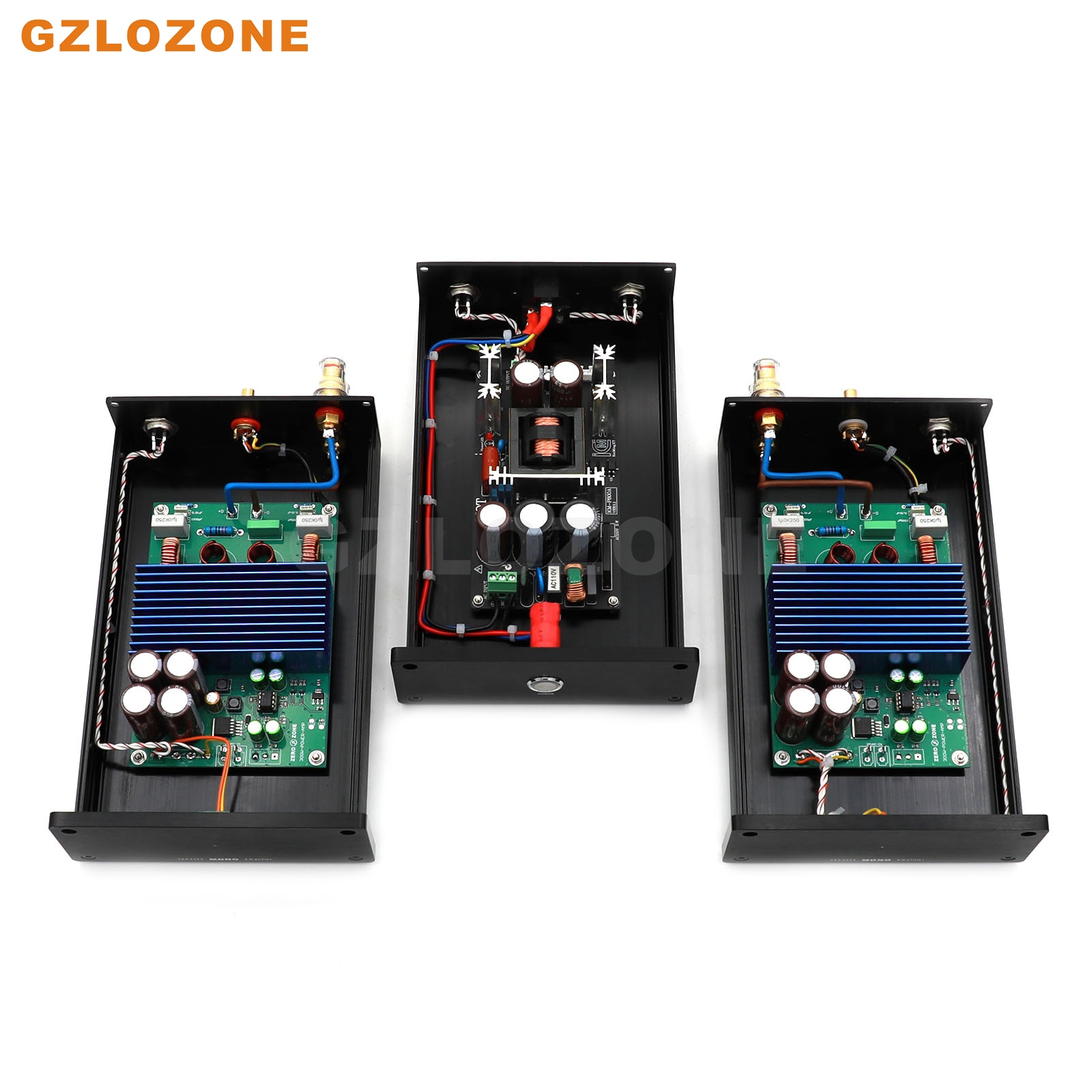2CH TPA3255 MONO Split High Power Class D Digital Power Amplifier 300W+300W RCA Or XLR Input Version (Optional)