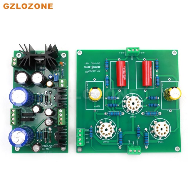 GZLOZONE Ground Grid GG Tube Preamplifier + Power Supply Board