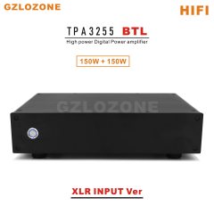 HIFI TPA3255 BTL High Power Digital Power Amplifier RCA or XLR Ver Input Optional 150W+150W