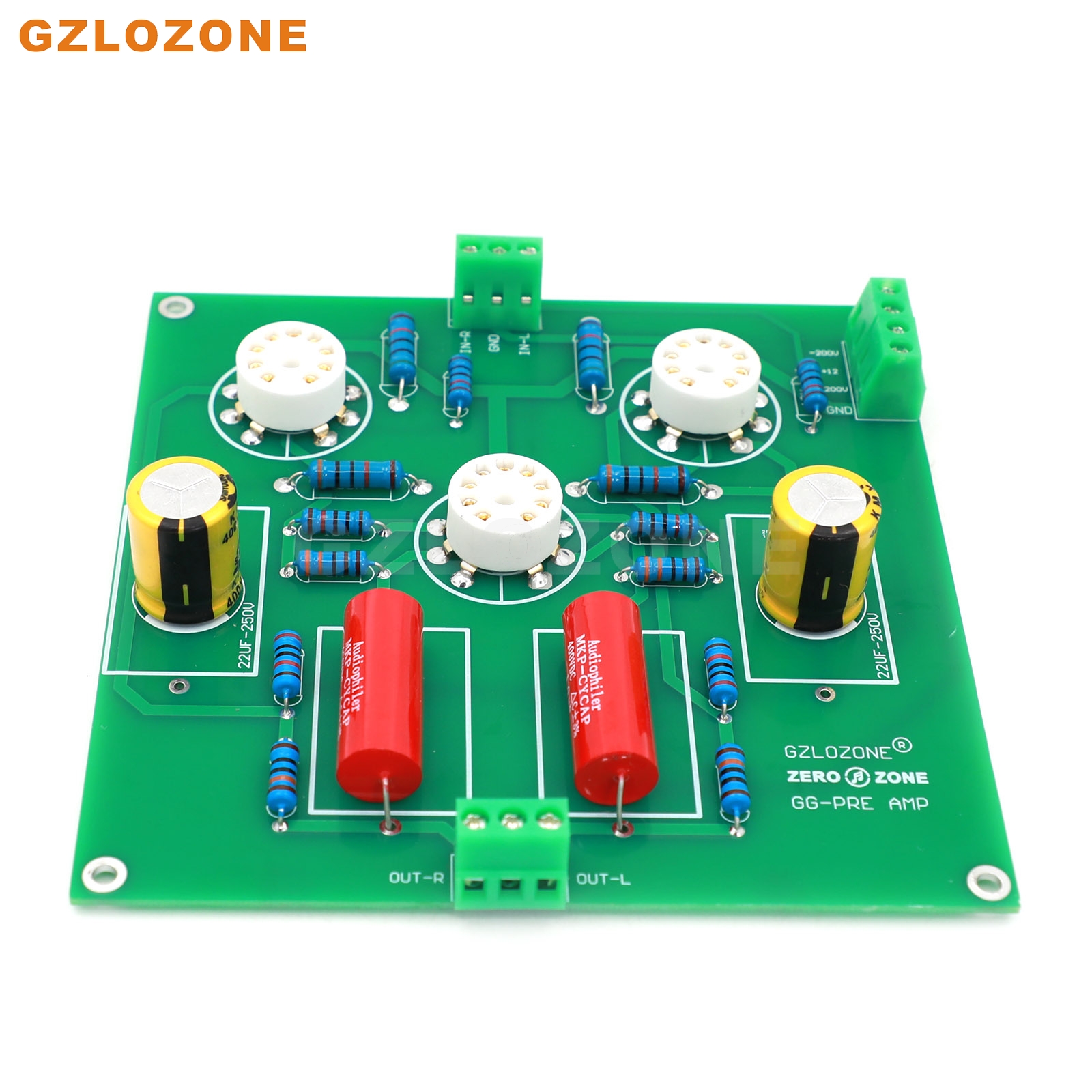 GZLOZONE Ground Grid GG 12AU7 Tube Preamplifier Preamp DIY Kit / Finished Board