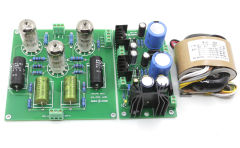 Assembeld Ground Grid gg Preamplifier + PSU Board + Transformer + Tubes