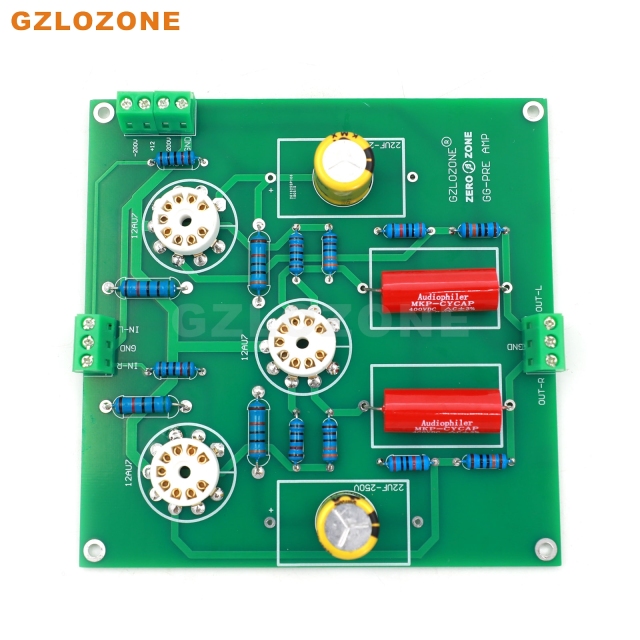 GZLOZONE Ground Grid GG 12AU7 Tube Preamplifier Preamp DIY Kit / Finished Board