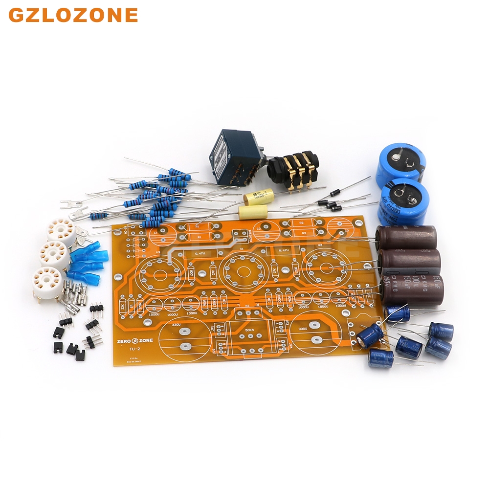TU-2 Modified WCF 6N2+6N6 Tube Headphone Amplifier PCB/DIY Kit/Finished Board (No Tube) + ALPS Potentiometer