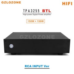 HIFI TPA3255 BTL High Power Digital Power Amplifier RCA or XLR Ver Input Optional 150W+150W