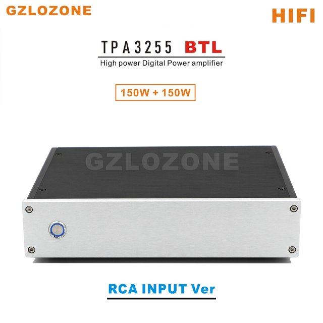 HIFI TPA3255 BTL High Power Digital Power Amplifier RCA or XLR Ver Input Optional 150W+150W