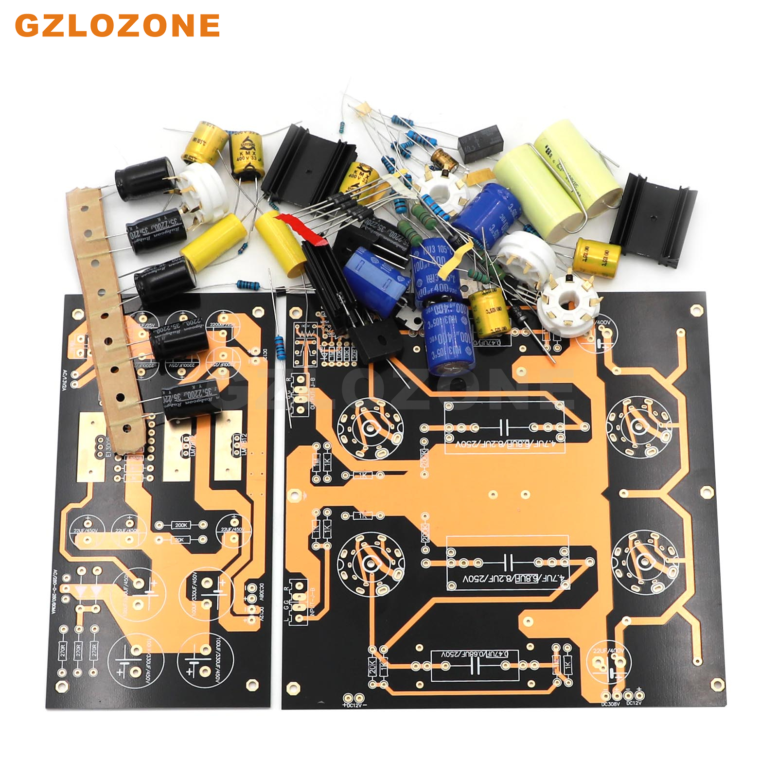 HI-END Stereo Tube Preamplifier Base On Rogue99 Preamp Circuit With Power Supply DIY Kit/Finished Baord ((Without Tubes)