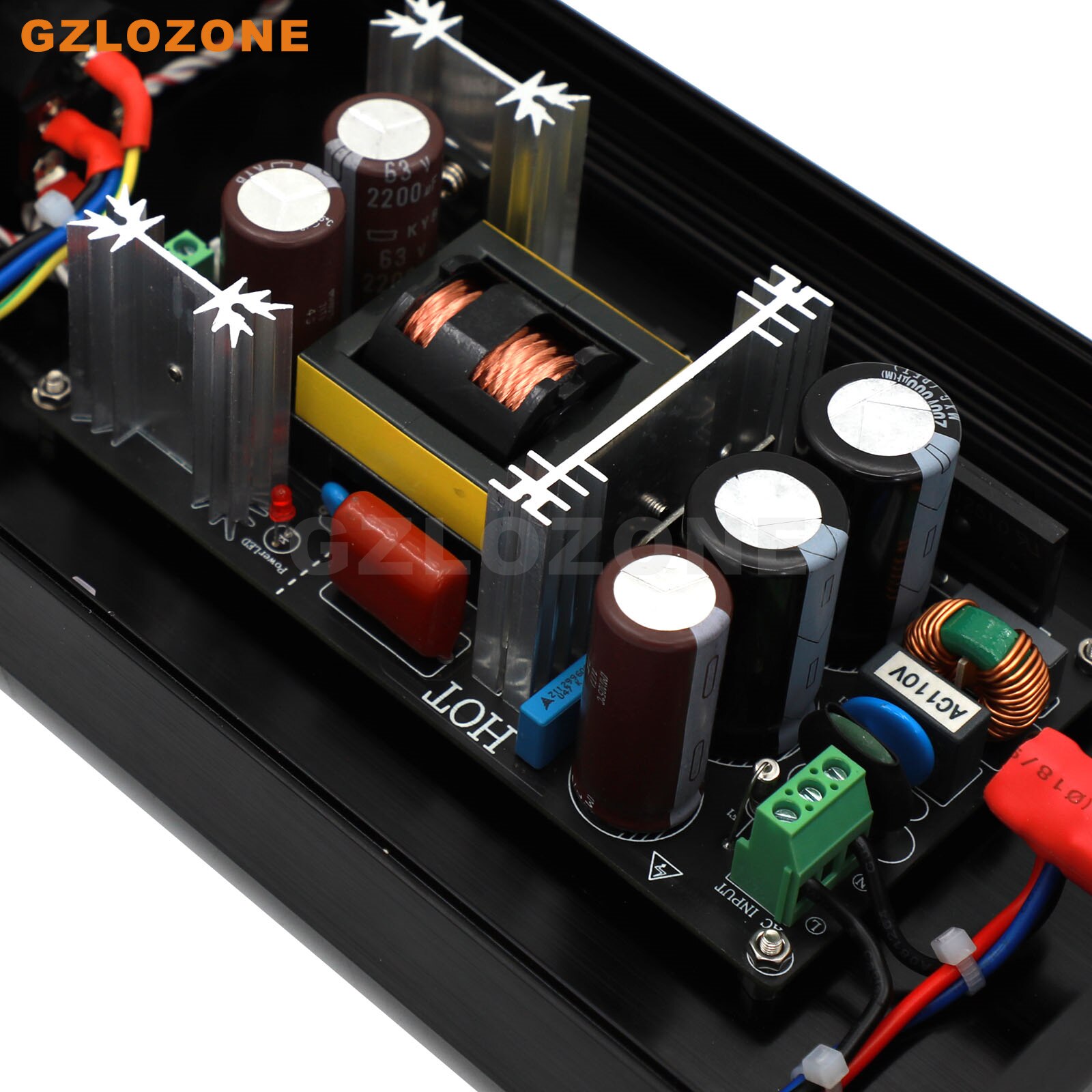 2CH TPA3255 MONO Split High Power Class D Digital Power Amplifier 300W+300W RCA Or XLR Input Version (Optional)