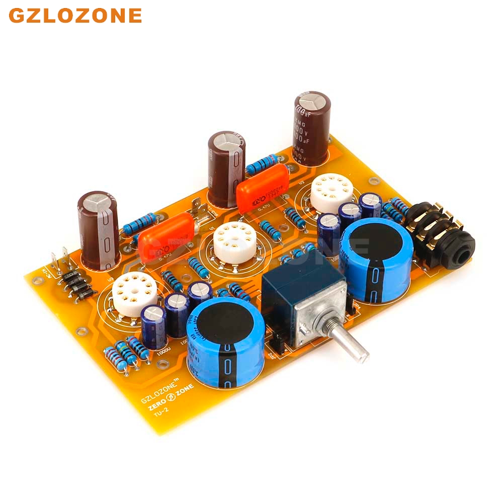 TU-2 Modified WCF 6N2+6N6 Tube Headphone Amplifier PCB/DIY Kit/Finished Board (No Tube) + ALPS Potentiometer