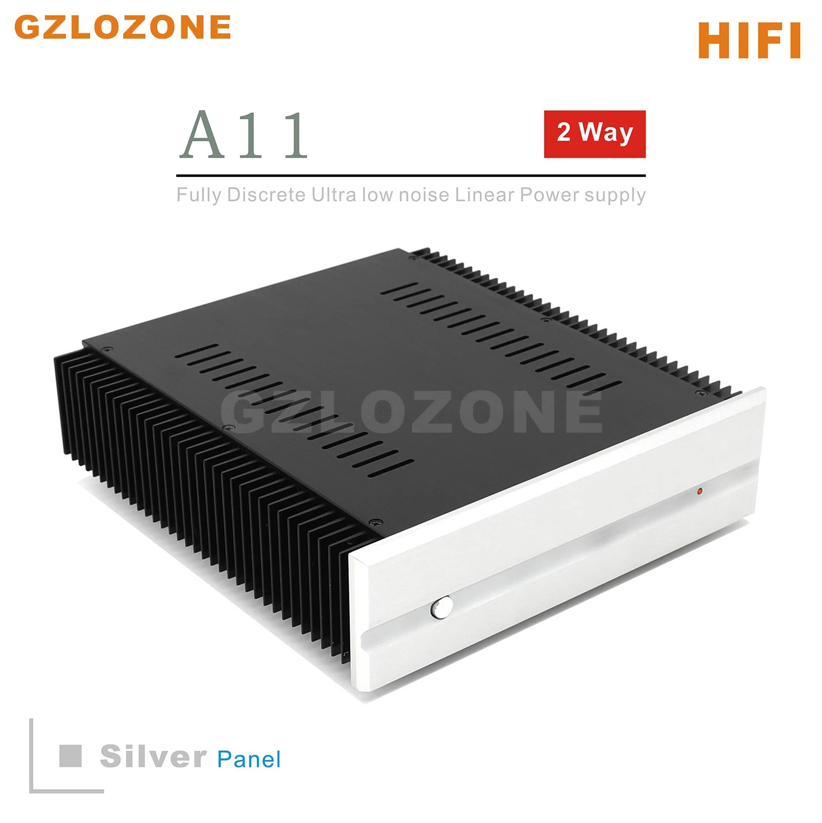 Sigma11 HIFI 50W+50W Fully Discrete Ultra Low Noise 2 Way Linear Power Supply For DC 5V 9V 12V 15V 18V 19V 24V 28V 32V Optional