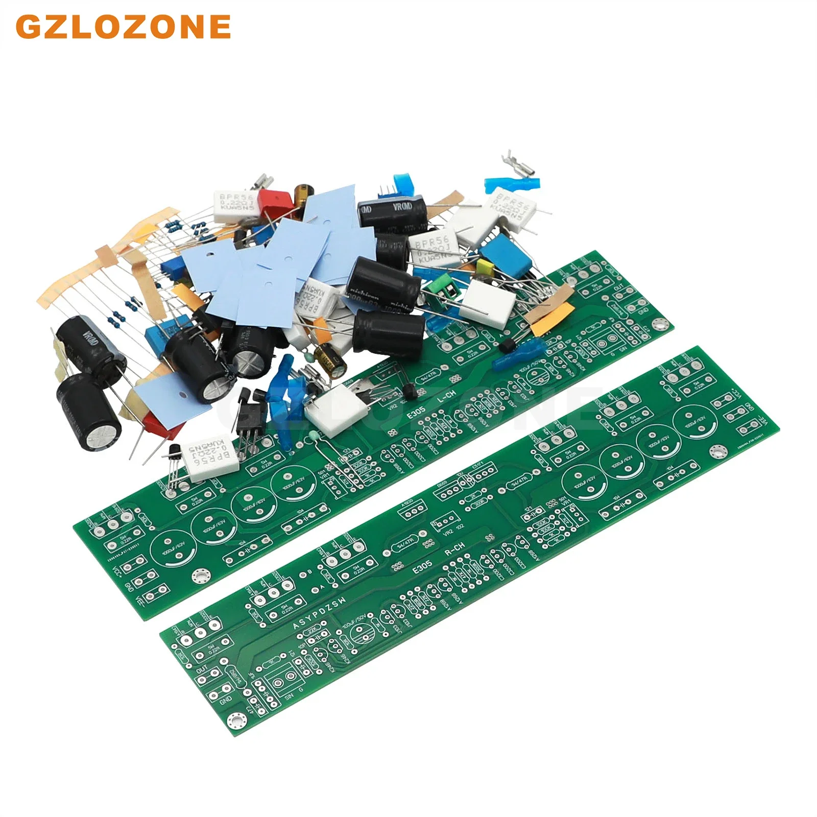 2CH HIFI E305 FET Differential Architecture Power Amplifier DIY Kit/Finished Board Base On Accuphase E-305 Circuit