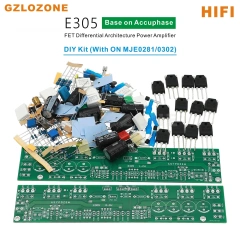 2CH HIFI E305 FET Differential Architecture Power Amplifier DIY Kit/Finished Board Base On Accuphase E-305 Circuit