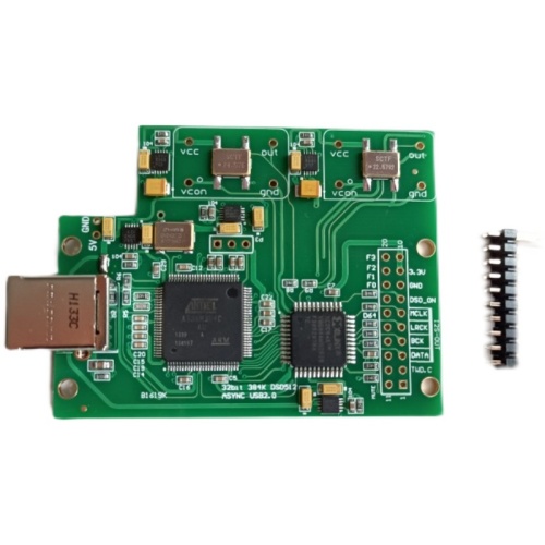 Italian USB asynchronous clock digital interface five LT3042 independent power supply