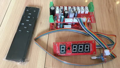Relay Volume Board HIFI Volume Controller Remote Volume Panel with Display Balance Volume