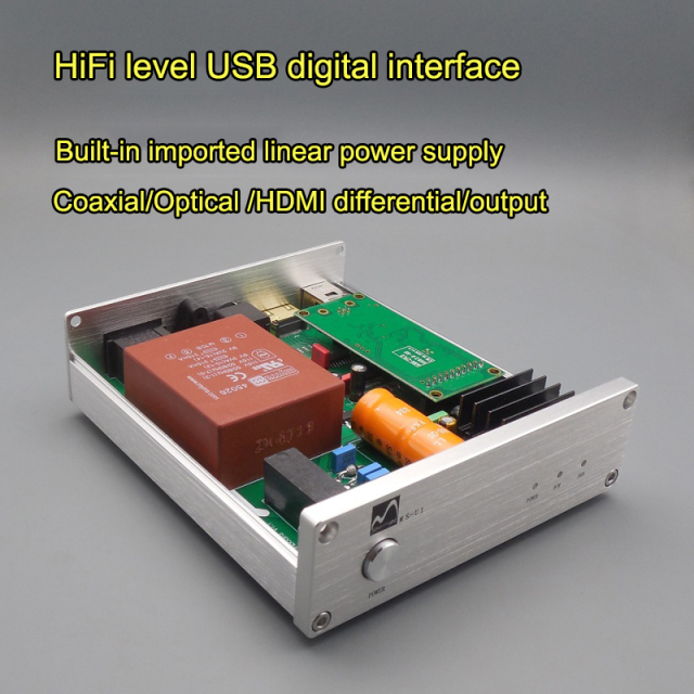 HIFI Audio-grade Italian USB digital interface to coaxial optical IIS output Daphile Computer