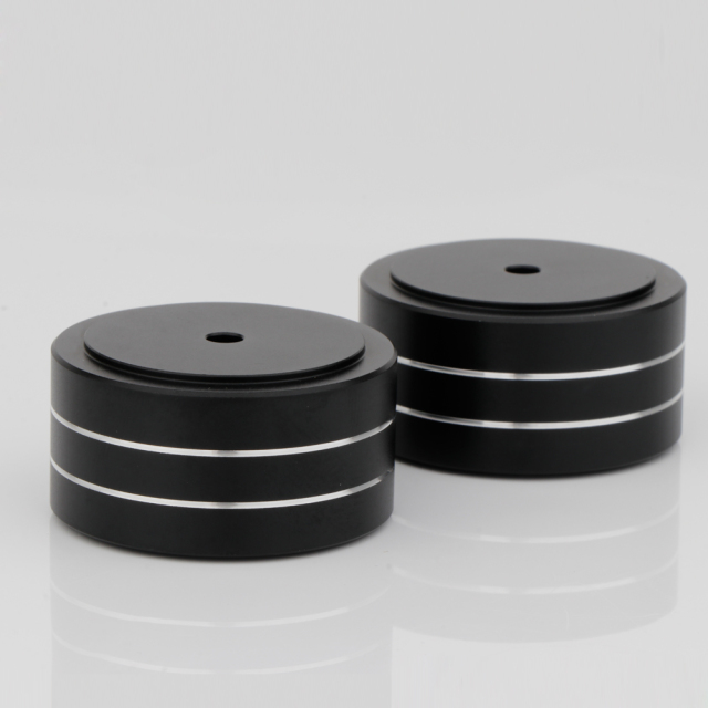 Aluminum Alloy Amplifier Shock-proof Foot Mat φ40mm 20mm Hieght for HiFi Amp CD Player Speaker Non-slip Cushioning Feet