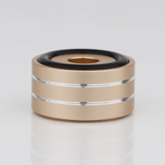 Aluminum Alloy Amplifier Shock-proof Foot Mat φ40mm 20mm Hieght for HiFi Amp CD Player Speaker Non-slip Cushioning Feet