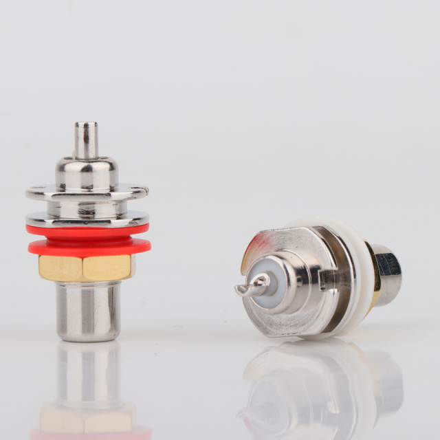 CARDAS Rhodium-plated RCA Female Jack Terminal Plug Socket for HIFI Audio Video Connector DIY