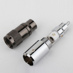 Preffair R1753 RCA Plug HiFi Audio Cable Terminal Audio DIY Signal Cable Plug