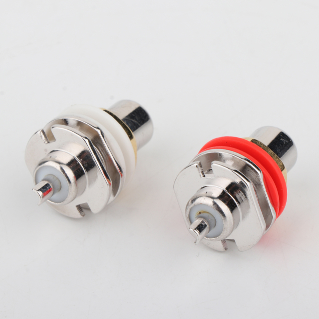CARDAS Rhodium-plated RCA Female Jack Terminal Plug Socket for HIFI Audio Video Connector DIY