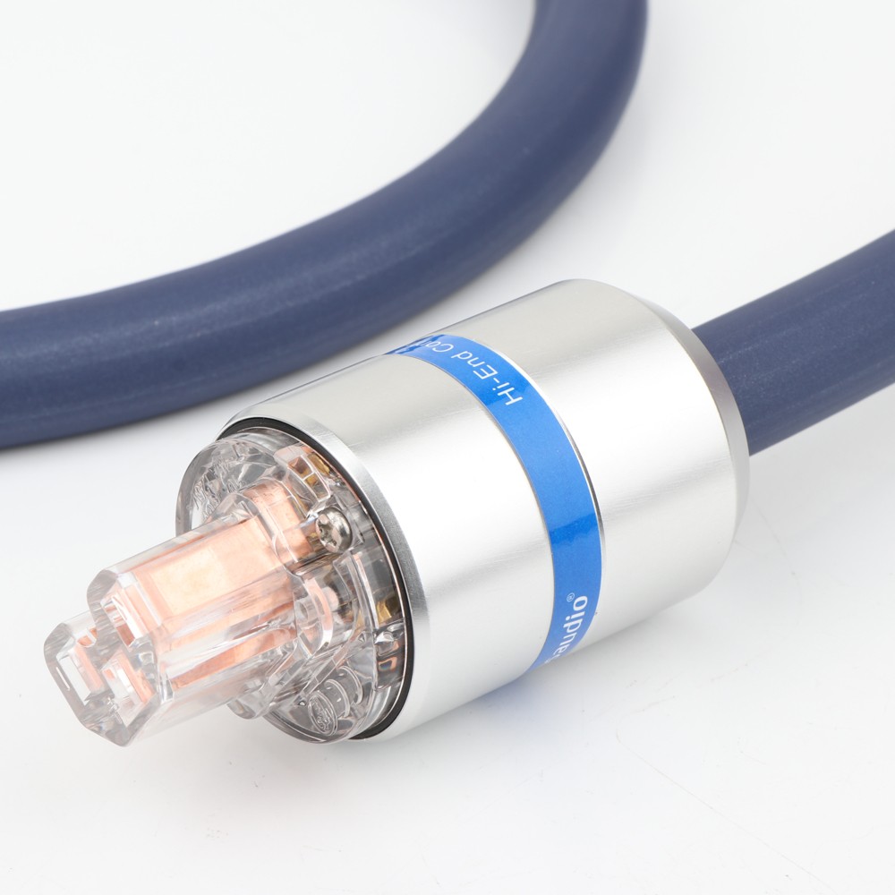 Monosaudio P902 High-End OFC Oxygen-Free Copper Power Cord HiFi Amplifier Connection Cable  Power Cables HiFi AC Supply Cord W/ US/EU IEC Plug
