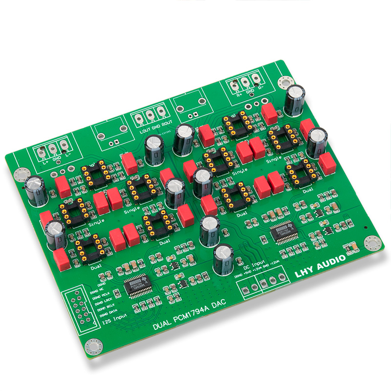 Dual PCM1794A DAC Balanced Decoder Board USB Coaxial Fever