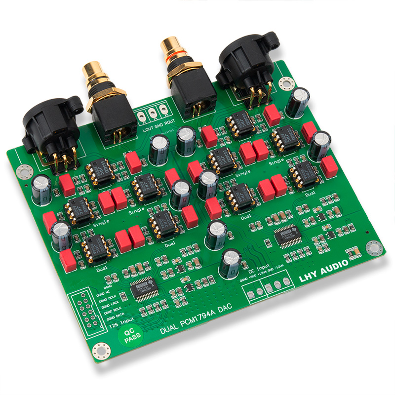 Dual PCM1794A x2 DAC Balanced Decoding Board USB Coaxial HiFi DIY kit 24Bit 192K