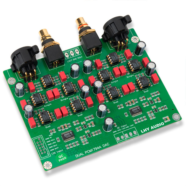 Dual PCM1794A x2 DAC Balanced Decoding Board USB Coaxial HiFi DIY kit 24Bit 192K